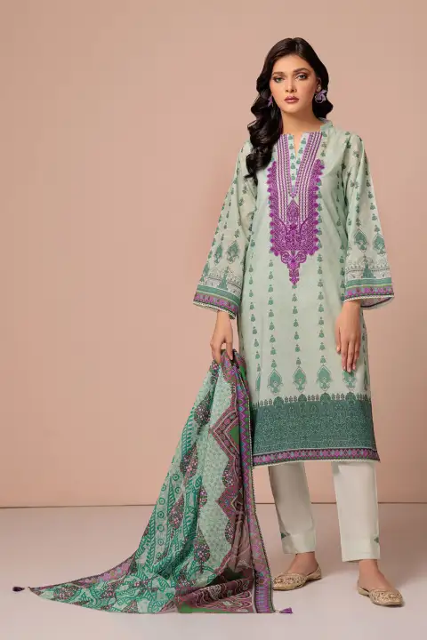 Bonanza Satrangi 2 Piece Unstitched Lawn Suit Azal - RSO232P51