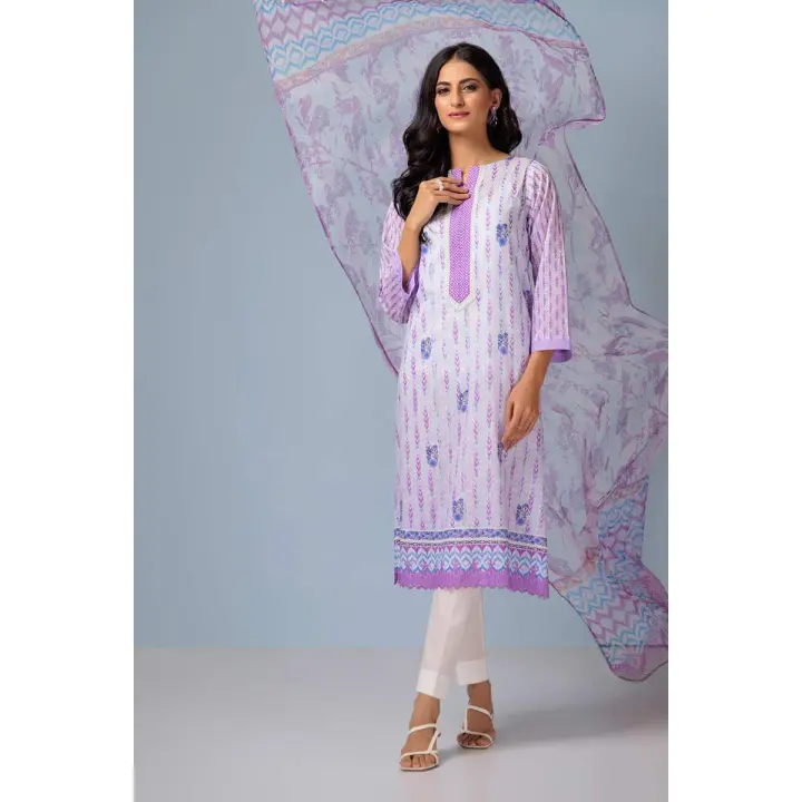 Bonanza Satrangi 3 Piece Unstitched Lawn Suit Levendex Delight - RST233P99