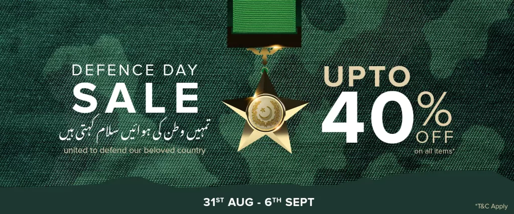 Junaid Jamshed J. Defence Day Sale 2023 Up to 40% off