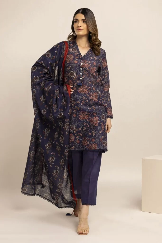 Khaadi Fabrics 3 Piece Suit
