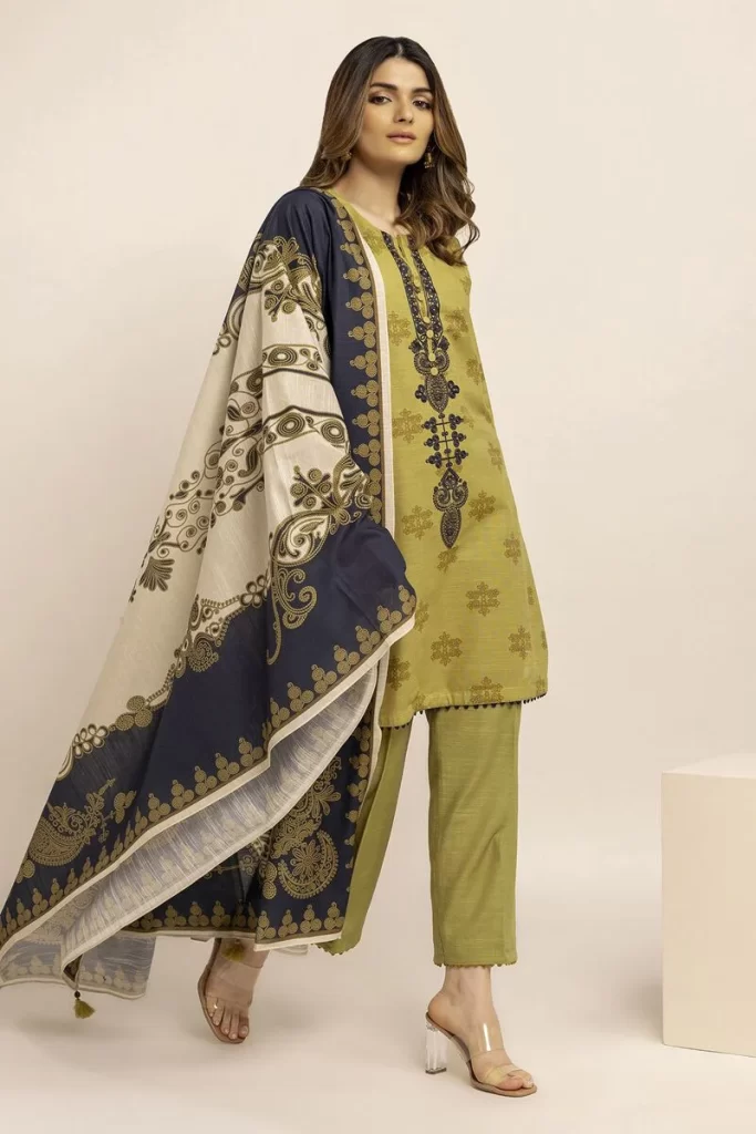 Khaadi Fabrics 3 Piece Suit